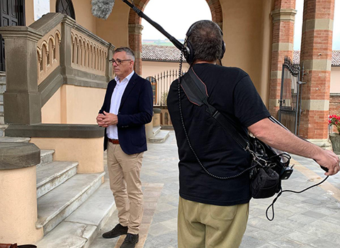Filming House Hunters International in Barolo