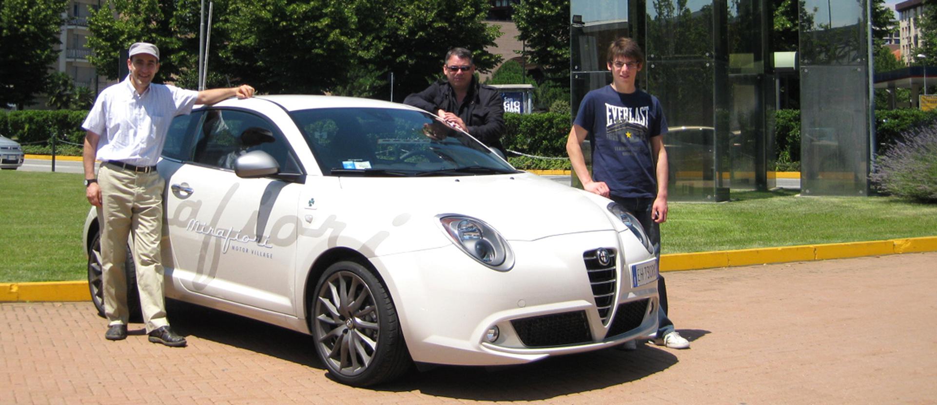 Masterclass hammering a car around FIAT Mirafiori