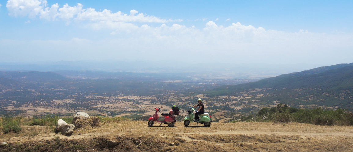 Vespa in Sardinia