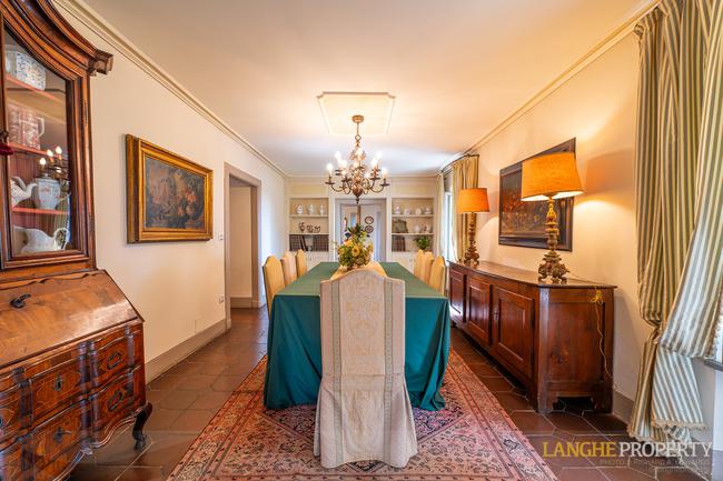 Located on it's own hill with views of vineyards, Alps and the Langhe hills