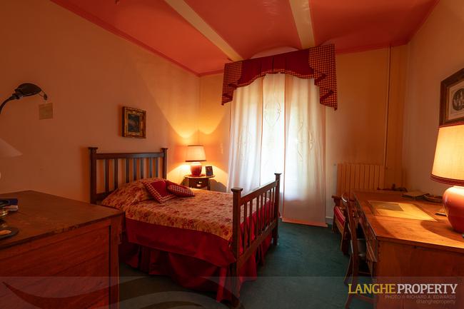 Located on it's own hill with views of vineyards, Alps and the Langhe hills