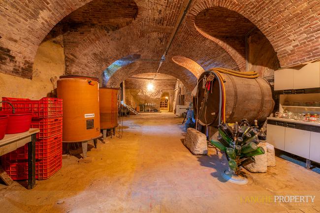 Located on it's own hill with views of vineyards, Alps and the Langhe hills