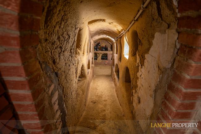 Located on it's own hill with views of vineyards, Alps and the Langhe hills