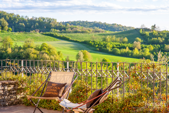Luxury fully restored Langhe-stone farmhouse