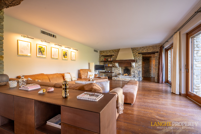 Luxury fully restored Langhe-stone farmhouse