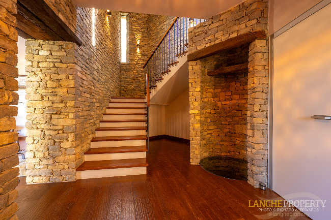 Luxury fully restored Langhe-stone farmhouse