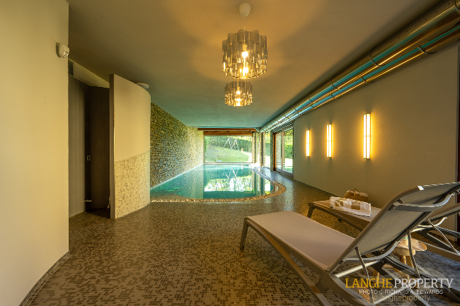 Luxury fully restored Langhe-stone farmhouse