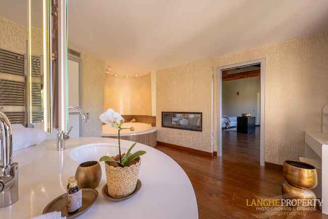 Luxury fully restored Langhe-stone farmhouse