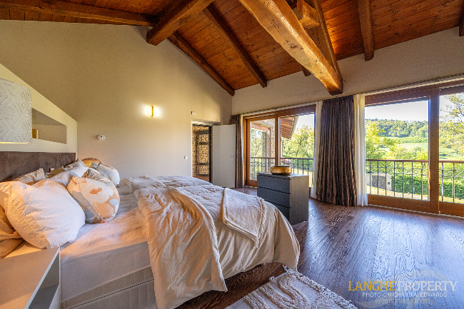 Luxury fully restored Langhe-stone farmhouse
