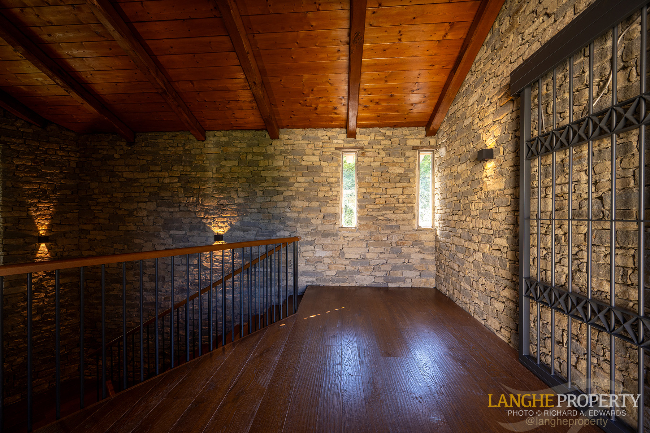 Luxury fully restored Langhe-stone farmhouse