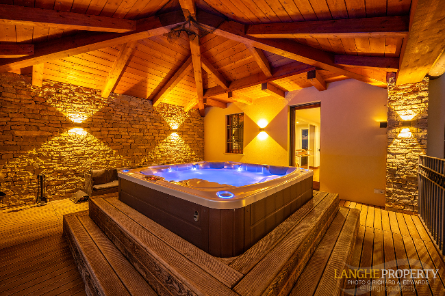 Luxury fully restored Langhe-stone farmhouse