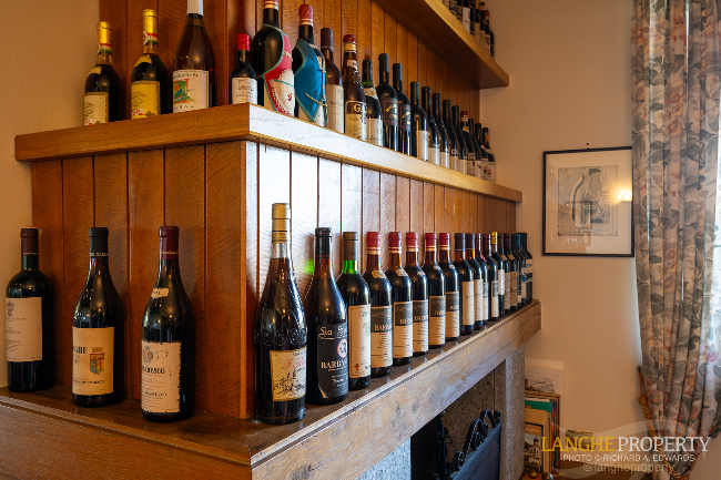 Barbaresco villa with stunning view of vineyards and Alps